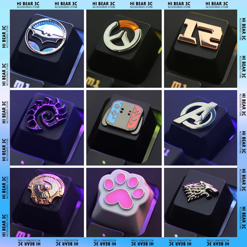 Alloy Metal OEM Keycap Set R4 Height Caps Artisan Custom Anime Keycaps for Mechanical Keyboard Accessories Diy Desktop Dota2
Alloy Metal OEM Keycap Set R4 Height Caps Artisan Custom Anime Keycaps for Mechanical Keyboard Accessories Diy Desktop Dota2