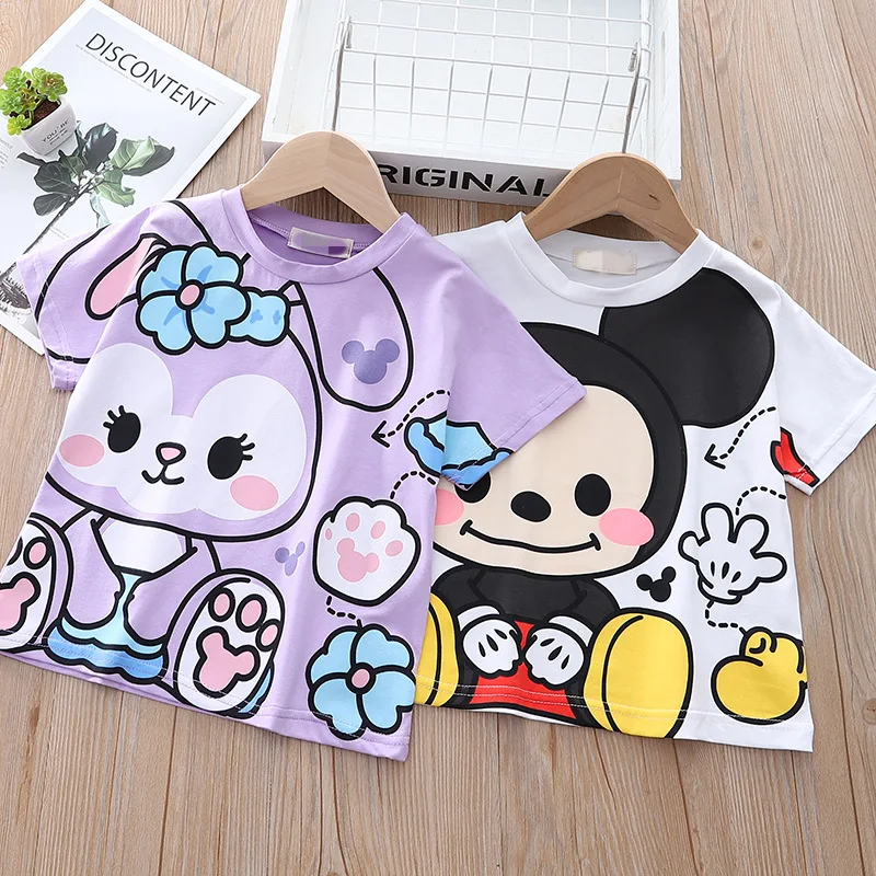Girls Summer New Cartoon Rabbit T-shirt Birthday Girl Fashion Clothes Birthday Tshirt Women
Girls Summer New Cartoon Rabbit T-shirt Birthday Girl Fashion Clothes Birthday Tshirt Women