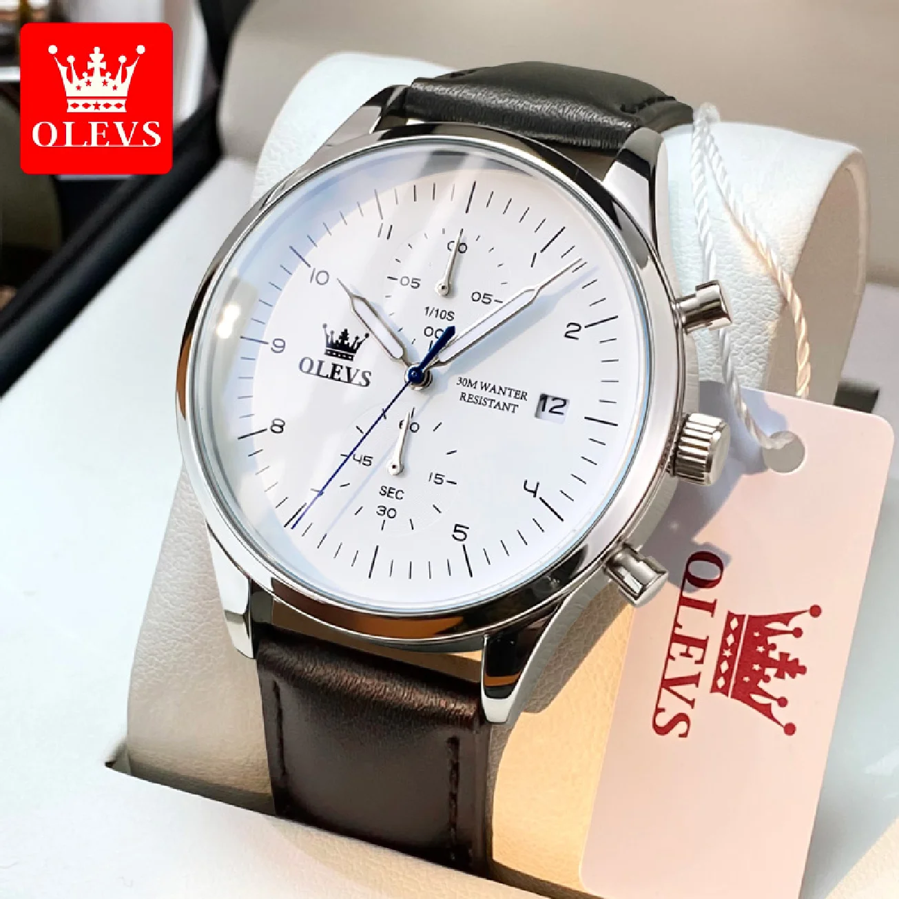 OLEVS Original Men's Watches Top Brand Chronograph Quartz Watch for Men Waterproof Luminous Date Male Wristwatch Casual Luxury
OLEVS Original Men's Watches Top Brand Chronograph Quartz Watch for Men Waterproof Luminous Date Male Wristwatch Casual Luxury