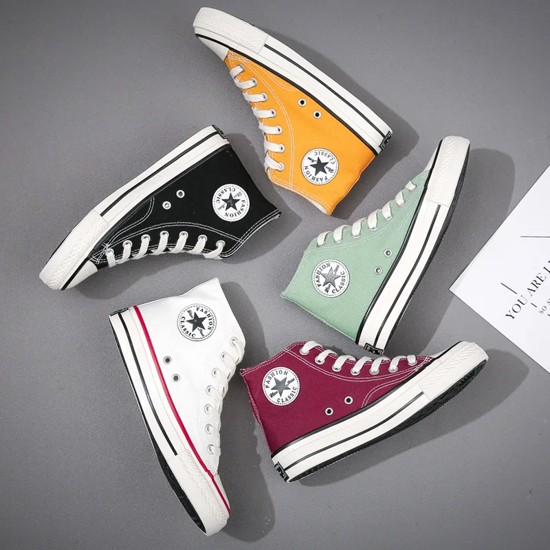 Fashionable Shoes High Top Canvas Shoes Women's Shoes Korean Version of Ulzzang New 2023 Autumn New Ins Small White Board Shoes
Fashionable Shoes High Top Canvas Shoes Women's Shoes Korean Version of Ulzzang New 2023 Autumn New Ins Small White Board Shoes