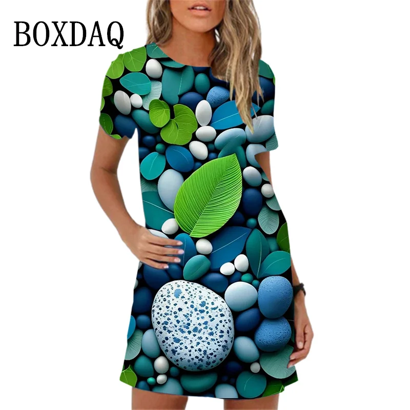 Cobblestone Print Women Dress Abstract Short Sleeve O-Neck Loose Casual A-Line Dress Summer Elegant Scenery Ladies Dress Vestido
Cobblestone Print Women Dress Abstract Short Sleeve O-Neck Loose Casual A-Line Dress Summer Elegant Scenery Ladies Dress Vestido