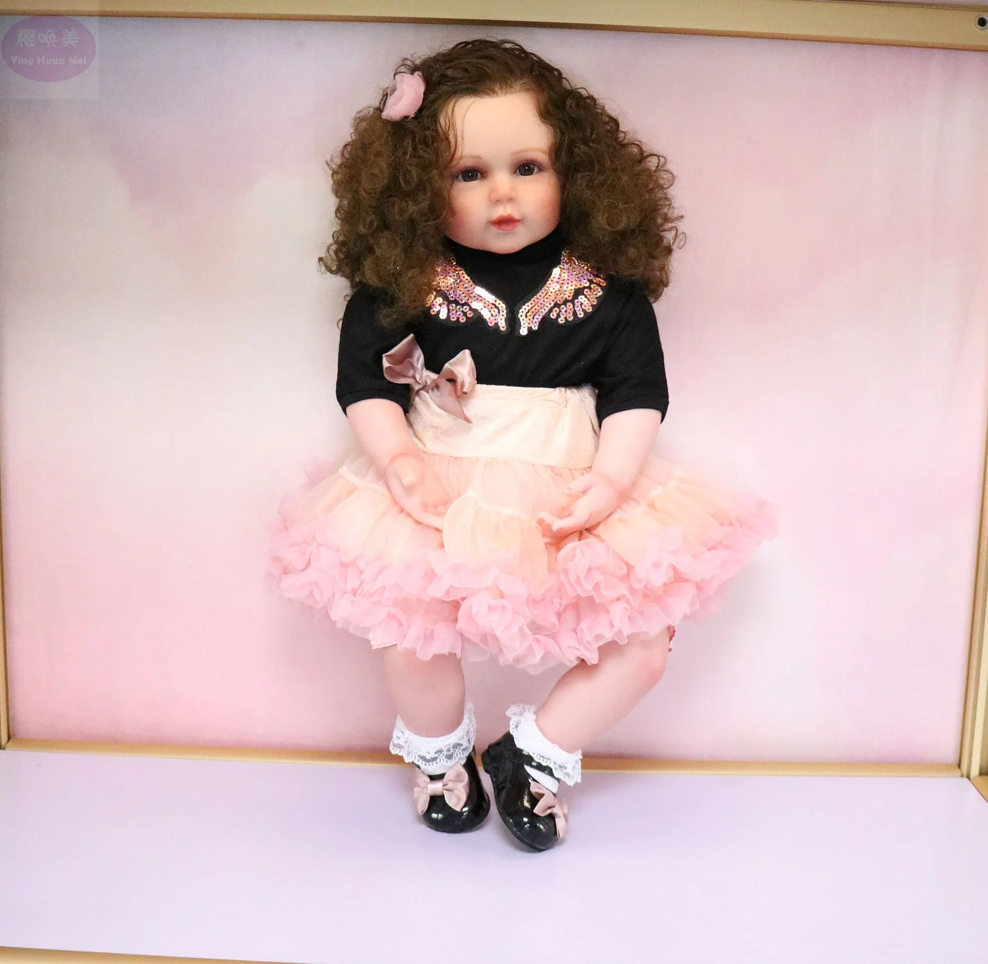 Реалистичная мягкая силиконовая кукла-реборн для девочек, тканевая кукла с кудрявыми длинными волосами для маленьких принцесс, Реалистичная игрушка, подарок для детей, 60 см
Реалистичная мягкая силиконовая кукла-реборн для девочек, тканевая кукла с кудрявыми длинными волосами для маленьких принцесс, Реалистичная игрушка, подарок для детей, 60 см