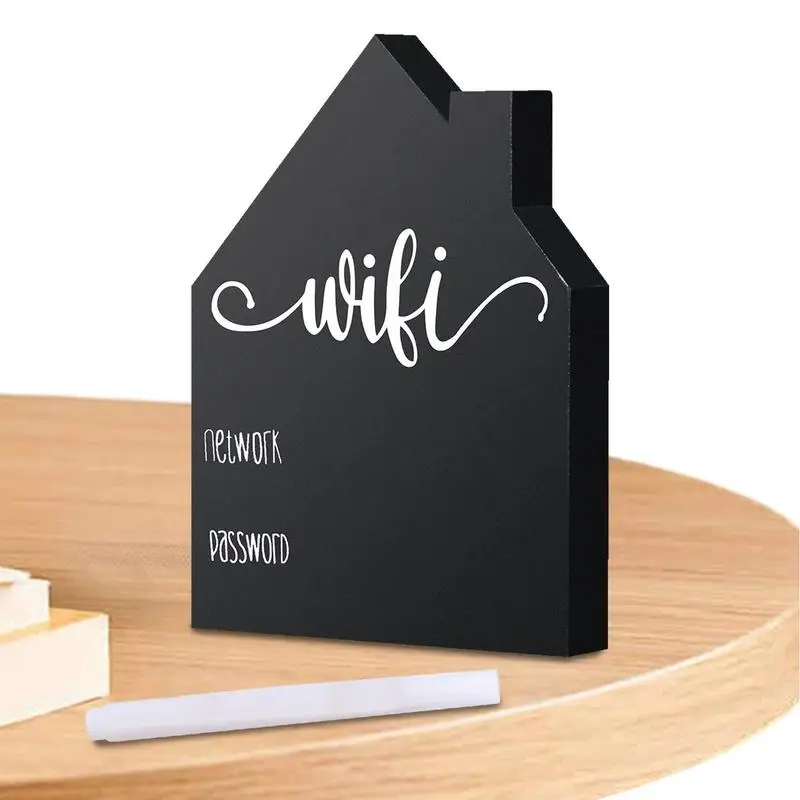 WiFi Sign Acrylic WiFi Pattern Password Sign with Erasable Pen Rewriting WiFi Board Chalkboard Table Centerpieces Decoration
WiFi Sign Acrylic WiFi Pattern Password Sign with Erasable Pen Rewriting WiFi Board Chalkboard Table Centerpieces Decoration