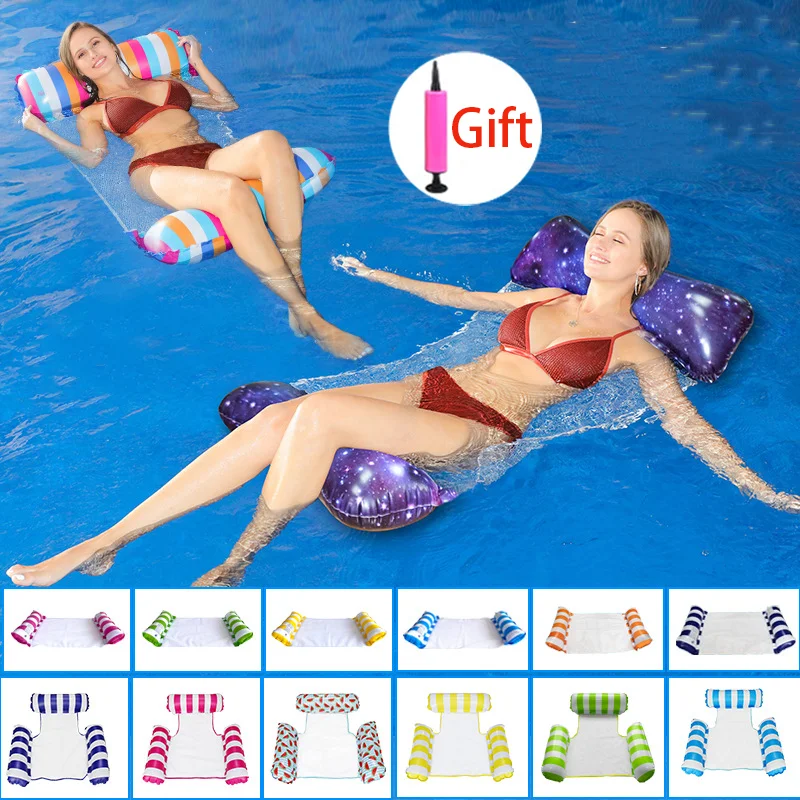 2022 PVC Summer Inflatable Foldable Floating Row Swimming Pool Water Hammock Air Mattresses Bed Beach Water Sports Lounger Chair
2022 PVC Summer Inflatable Foldable Floating Row Swimming Pool Water Hammock Air Mattresses Bed Beach Water Sports Lounger Chair