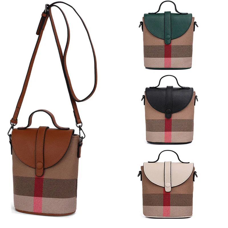 Mini Lattice Canvas Crossbody Ladies Bag Leather Zipper Mobile Phone Bag Fashion Handbag Women Casual Small Shoulder Bag
Mini Lattice Canvas Crossbody Ladies Bag Leather Zipper Mobile Phone Bag Fashion Handbag Women Casual Small Shoulder Bag