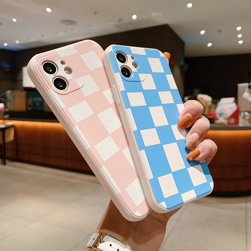 2022 Blue Pink Square Case For iPhone 12 Pro Max Mini 11 Pro Max X XR XS MAX SE2020 8 7 6 6S Plus NEW Shockproof Phone Cover
2022 Blue Pink Square Case For iPhone 12 Pro Max Mini 11 Pro Max X XR XS MAX SE2020 8 7 6 6S Plus NEW Shockproof Phone Cover