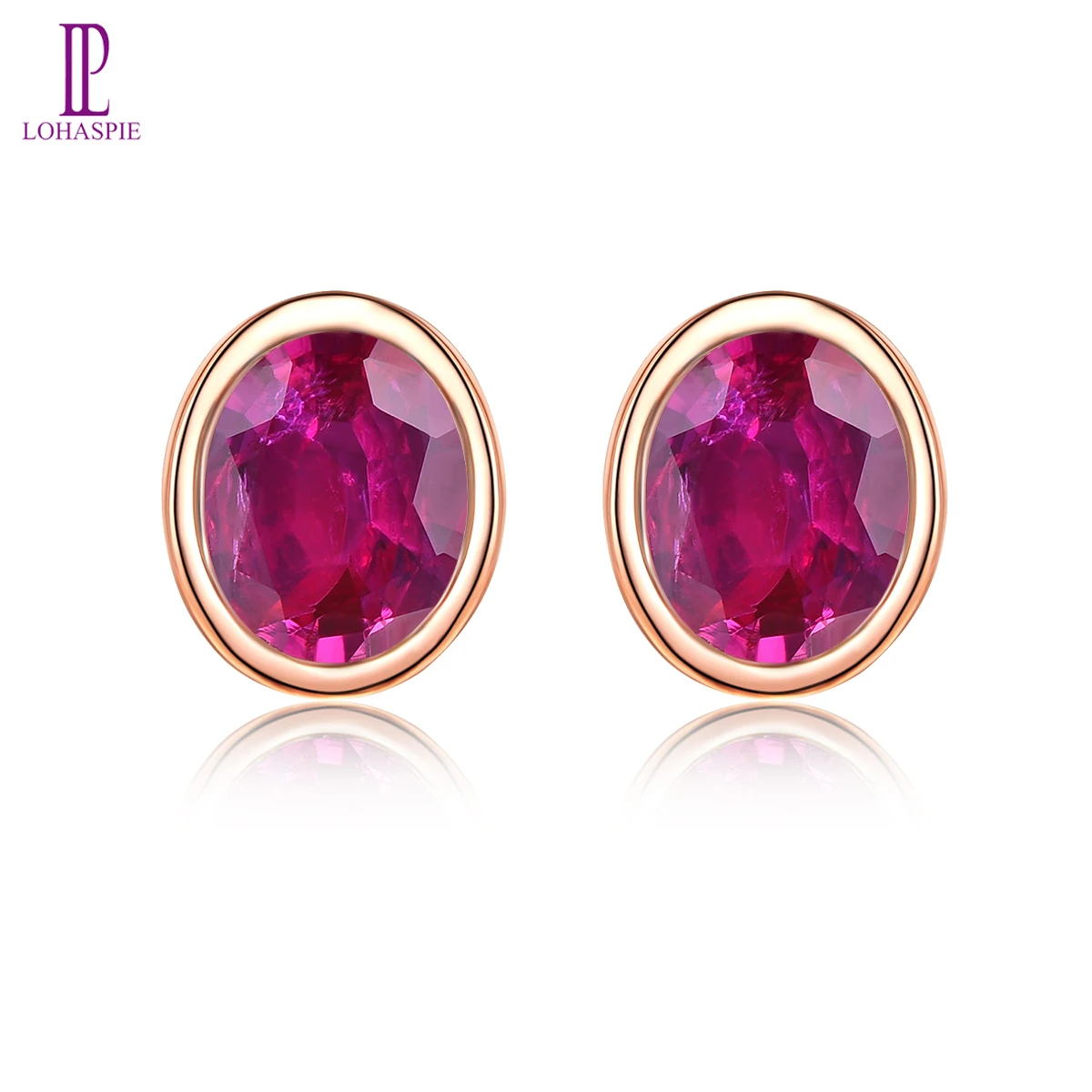 Natural Unheated Ruby 0.8 Carat 14 Karat Rose Gold Stud Earring Romantic Classical Style Fine Jewelry For Women Engagement Gift
Natural Unheated Ruby 0.8 Carat 14 Karat Rose Gold Stud Earring Romantic Classical Style Fine Jewelry For Women Engagement Gift