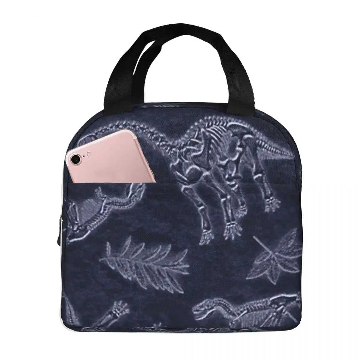 

Lunch Bags for Women Kids Age Of Dinosaurs Thermal Cooler Portable School Oxford Tote Food Bag