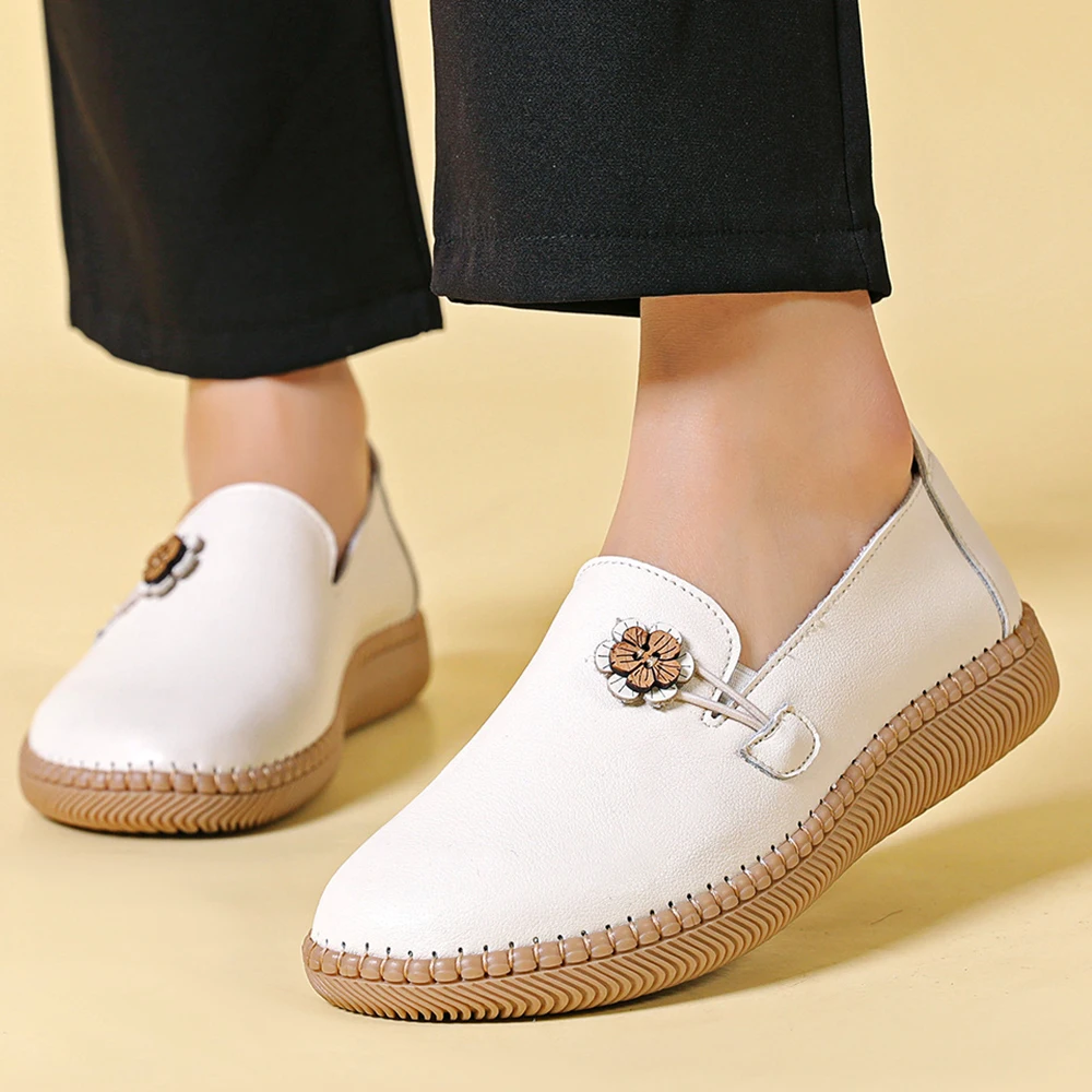 Women Shoes Genuine Leather Shoes Casual Flats Loafers Women Spring Autumn Ballet Patchwork Designed Zapatos De Mujer ks841
Women Shoes Genuine Leather Shoes Casual Flats Loafers Women Spring Autumn Ballet Patchwork Designed Zapatos De Mujer ks841
