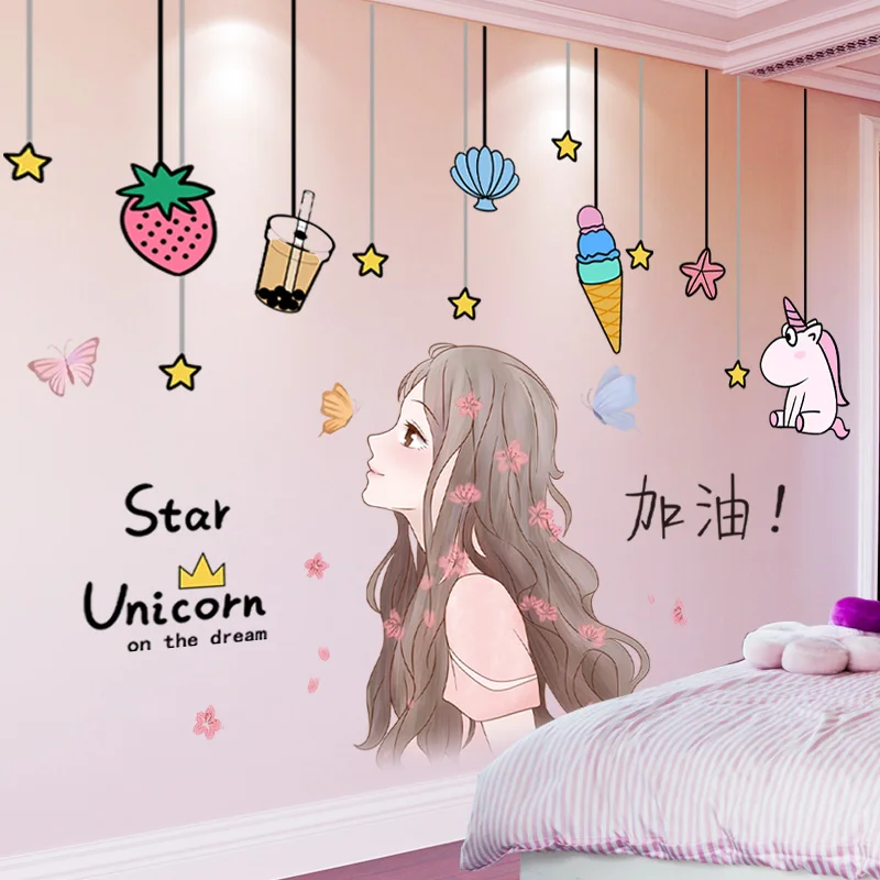 Cartoon Girl Wall Stickers Decor DIY Stars Animal Mural Decals for Kids Rooms Baby Bedroom Children Nursery Home Decoration
Cartoon Girl Wall Stickers Decor DIY Stars Animal Mural Decals for Kids Rooms Baby Bedroom Children Nursery Home Decoration