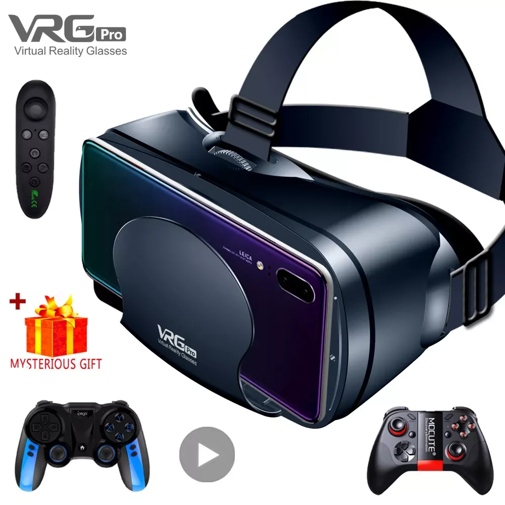NEW2023 Virtual Reality 3D VR Headset Smart Glasses Helmet for Smartphones Cell Phone Mobile 7 Inches Lenses Binoculars with Con
NEW2023 Virtual Reality 3D VR Headset Smart Glasses Helmet for Smartphones Cell Phone Mobile 7 Inches Lenses Binoculars with Con