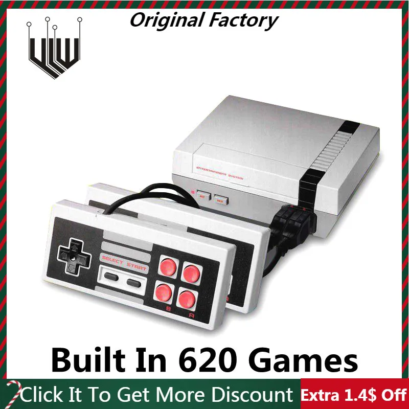 Built-In 620 Games Mini TV Game Console 8Bit Retro Classic Handheld Game Player Christmas gift AV Output Video Game Console
Built-In 620 Games Mini TV Game Console 8Bit Retro Classic Handheld Game Player Christmas gift AV Output Video Game Console