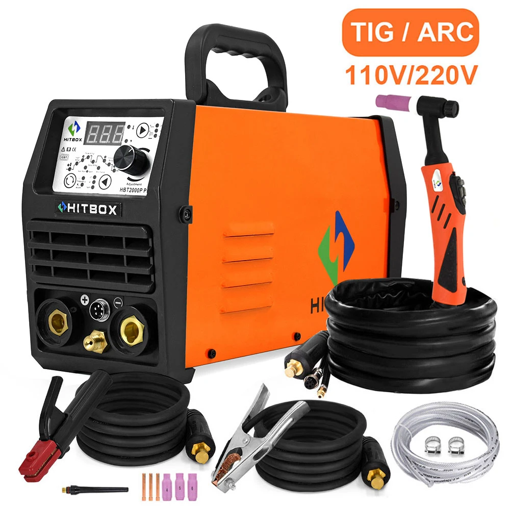 HITBOX Tig Welder TIG200P Pulse TIG ARC Functional Tig Digital Control Torch Gun Pulse Tig Stainless Steel Iron Welder
HITBOX Tig Welder TIG200P Pulse TIG ARC Functional Tig Digital Control Torch Gun Pulse Tig Stainless Steel Iron Welder