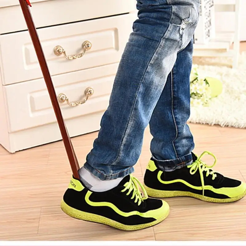 Wooden Extra Long Shoehorn Lazy Shoe Helper Long Handle Shoes Lifter Pull Shoehorn Slip Handle Long Shoehorn 55 cm
Wooden Extra Long Shoehorn Lazy Shoe Helper Long Handle Shoes Lifter Pull Shoehorn Slip Handle Long Shoehorn 55 cm