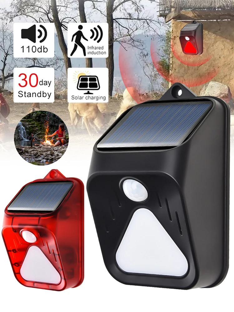 Solar Strobe Alarm Lamp Remote Control Security Alarm Motion Sensor Alarm Siren PIR Motion Sensor Detector For Home Yard Outdoor
Solar Strobe Alarm Lamp Remote Control Security Alarm Motion Sensor Alarm Siren PIR Motion Sensor Detector For Home Yard Outdoor