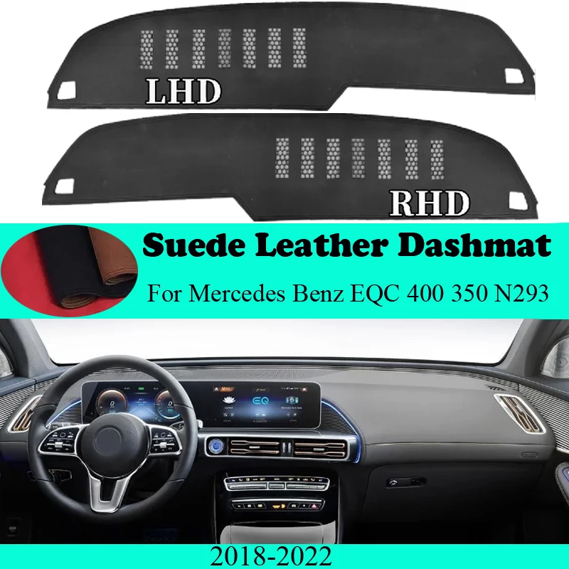 Ornaments Car-styling Suede Leather Dashmat Dashboard Cover Dash Mat For Mercedes Benz EQC 400 350 N293 EQC400 2018 2019-2022
Ornaments Car-styling Suede Leather Dashmat Dashboard Cover Dash Mat For Mercedes Benz EQC 400 350 N293 EQC400 2018 2019-2022