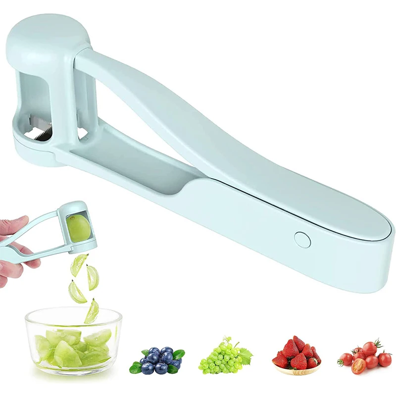 

Kitchen Gadgets Blueberry Grape Slicer Shredders Fruit Cutter For Toddlers Baby 2023