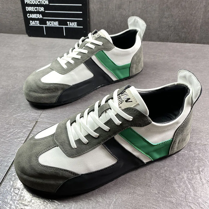 Leather Men Shoes Luxury Men's Casual Shoes New Sewing Designer Shoes Rubber Sole Comfortable Walking Shoes For Men Dress Shoe
Leather Men Shoes Luxury Men's Casual Shoes New Sewing Designer Shoes Rubber Sole Comfortable Walking Shoes For Men Dress Shoe