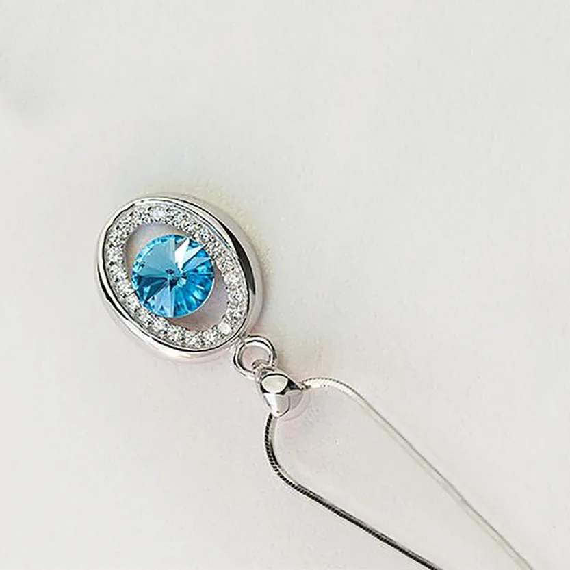 Sterling Silver 925 Dazzling Natural Sapphire Stone Wedding Pendant Necklace -chain Women Fine Anniversary Gift Female Jewelry
Sterling Silver 925 Dazzling Natural Sapphire Stone Wedding Pendant Necklace -chain Women Fine Anniversary Gift Female Jewelry