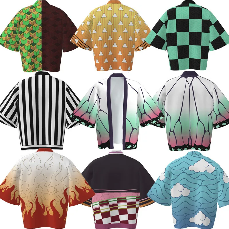 Anime Demon Slayer Cloak Nezuko Kamado Tanjirou Hashibira Inosuke Urokodaki Sakonji Cloak Haori Cosplay Costume for Adults Kids
Anime Demon Slayer Cloak Nezuko Kamado Tanjirou Hashibira Inosuke Urokodaki Sakonji Cloak Haori Cosplay Costume for Adults Kids