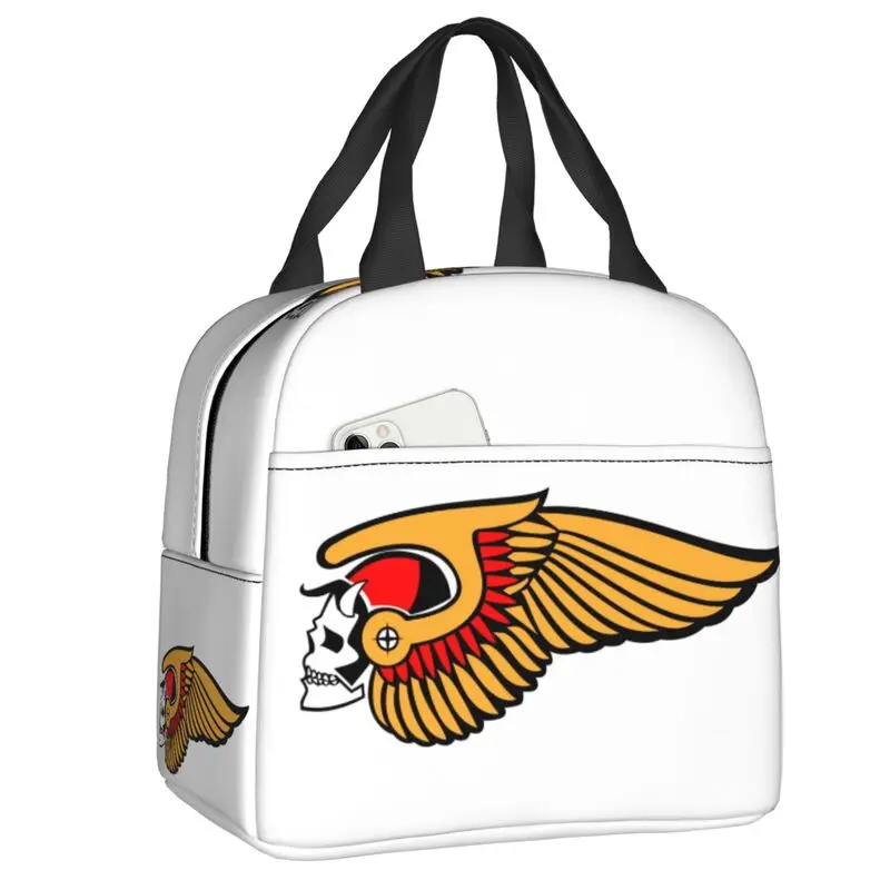 Custom Hells Angels World Logo Lunch Bag Men Women Motorcycle Club Warm Cooler Insulated Lunch Box for Adult Office 
Custom Hells Angels World Logo Lunch Bag Men Women Motorcycle Club Warm Cooler Insulated Lunch Box for Adult Office
