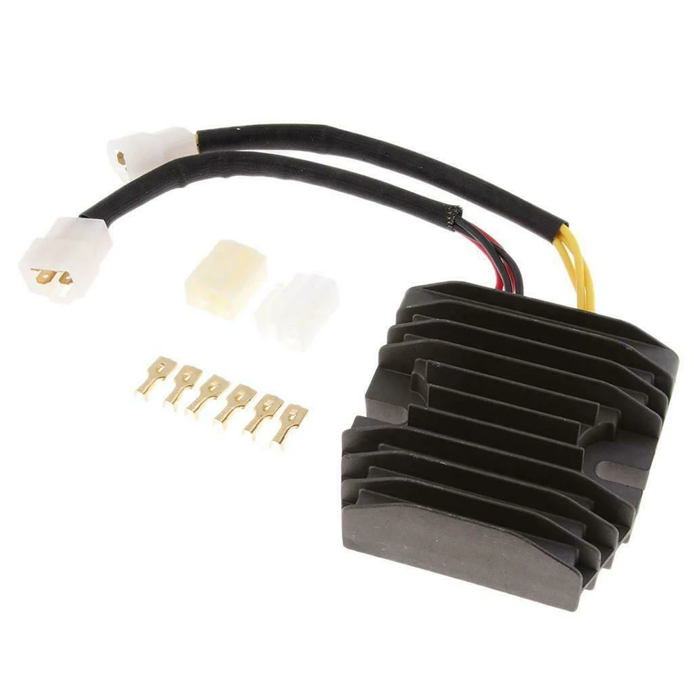 Mosfet Regulator Rectifier 7 Pins 7 Wires Accessory Aluminium 2 Plugs Electric Components For Daytona 675 2006-17
Mosfet Regulator Rectifier 7 Pins 7 Wires Accessory Aluminium 2 Plugs Electric Components For Daytona 675 2006-17