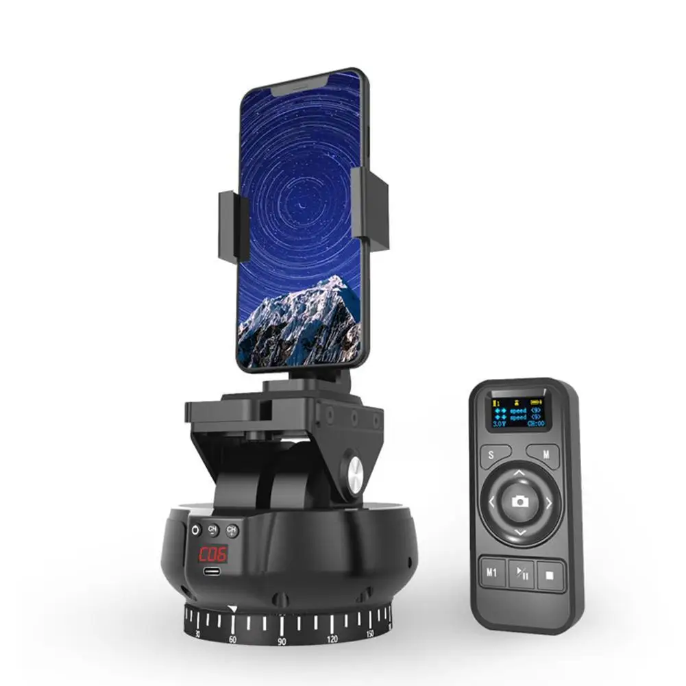 ZIFON YT-1200 Automatic Motorized Rotating Panoramic Head Remote Control Pan Tilt Video Tripod Head Stabilizer For Phone Cameras
ZIFON YT-1200 Automatic Motorized Rotating Panoramic Head Remote Control Pan Tilt Video Tripod Head Stabilizer For Phone Cameras