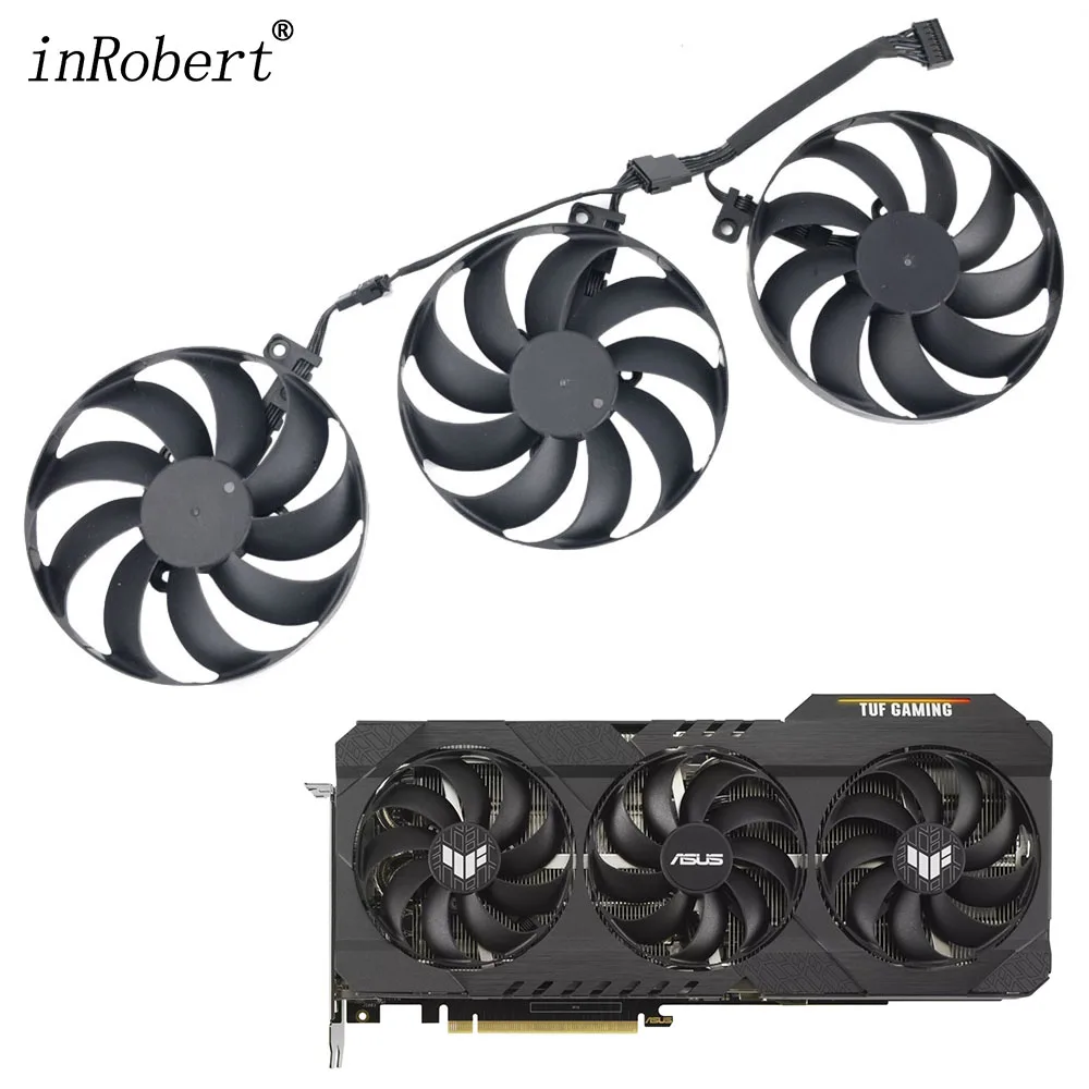 Graphics Card Replacement Fan CF9010U12D T129215SU DC12V for ASUS TUF RTX 3060 RTX 3060 TI RTX 3070 RTX 3080 Video Card Fan 
Graphics Card Replacement Fan CF9010U12D T129215SU DC12V for ASUS TUF RTX 3060 RTX 3060 TI RTX 3070 RTX 3080 Video Card Fan