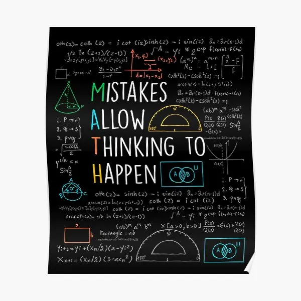 Mistakes Allow Thinking To Happen Math Poster Painting Room Modern Art Print Vintage Home Decoration Funny Decor Mural No Frame
Mistakes Allow Thinking To Happen Math Poster Painting Room Modern Art Print Vintage Home Decoration Funny Decor Mural No Frame