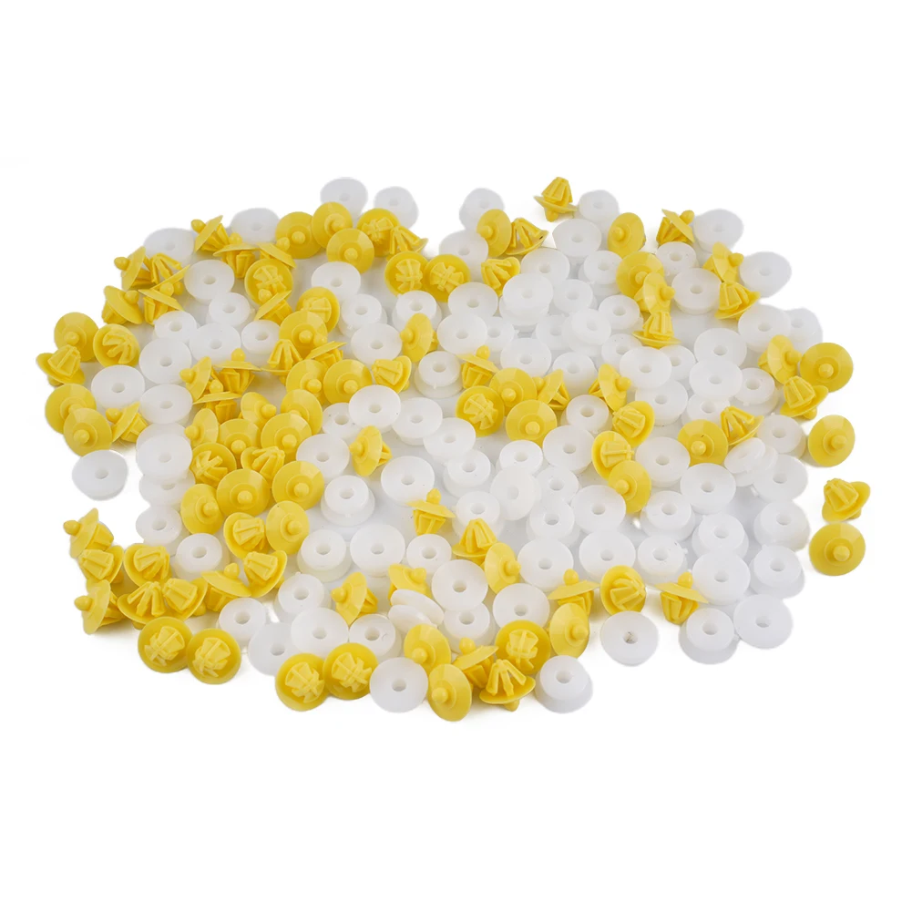 100Pcs Door Lining Guard Plate Side Skirt Clips Plastic Clips For Range Rover MercedesBenz White And Yellow New Plastic
100Pcs Door Lining Guard Plate Side Skirt Clips Plastic Clips For Range Rover MercedesBenz White And Yellow New Plastic