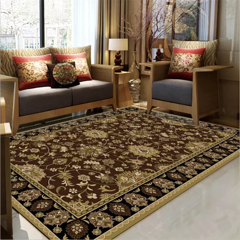 Vintage Persian Ethnic Brown Carpet Carpets For Living Room Bedroom Rugs Decorate Home Carpet Non-slip And Anti-wrinkle Rugs
Vintage Persian Ethnic Brown Carpet Carpets For Living Room Bedroom Rugs Decorate Home Carpet Non-slip And Anti-wrinkle Rugs