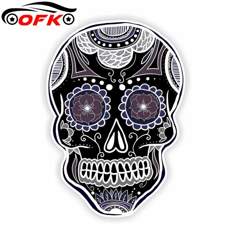 Fashion Funny Sugar Skull Head Car Sticker Helmet Bike Decal Car Accessories 11.3CM*16CM
Fashion Funny Sugar Skull Head Car Sticker Helmet Bike Decal Car Accessories 11.3CM*16CM