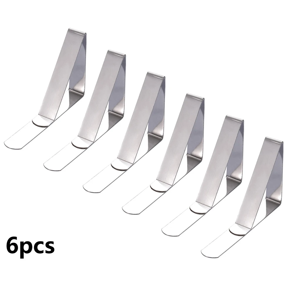 Table Clamps Tablecloth Holder Stainless Steel Tablecloth Clip 6Pcs 7.2*4.6*1.2cm Brand New For Home Picnics Party
Table Clamps Tablecloth Holder Stainless Steel Tablecloth Clip 6Pcs 7.2*4.6*1.2cm Brand New For Home Picnics Party