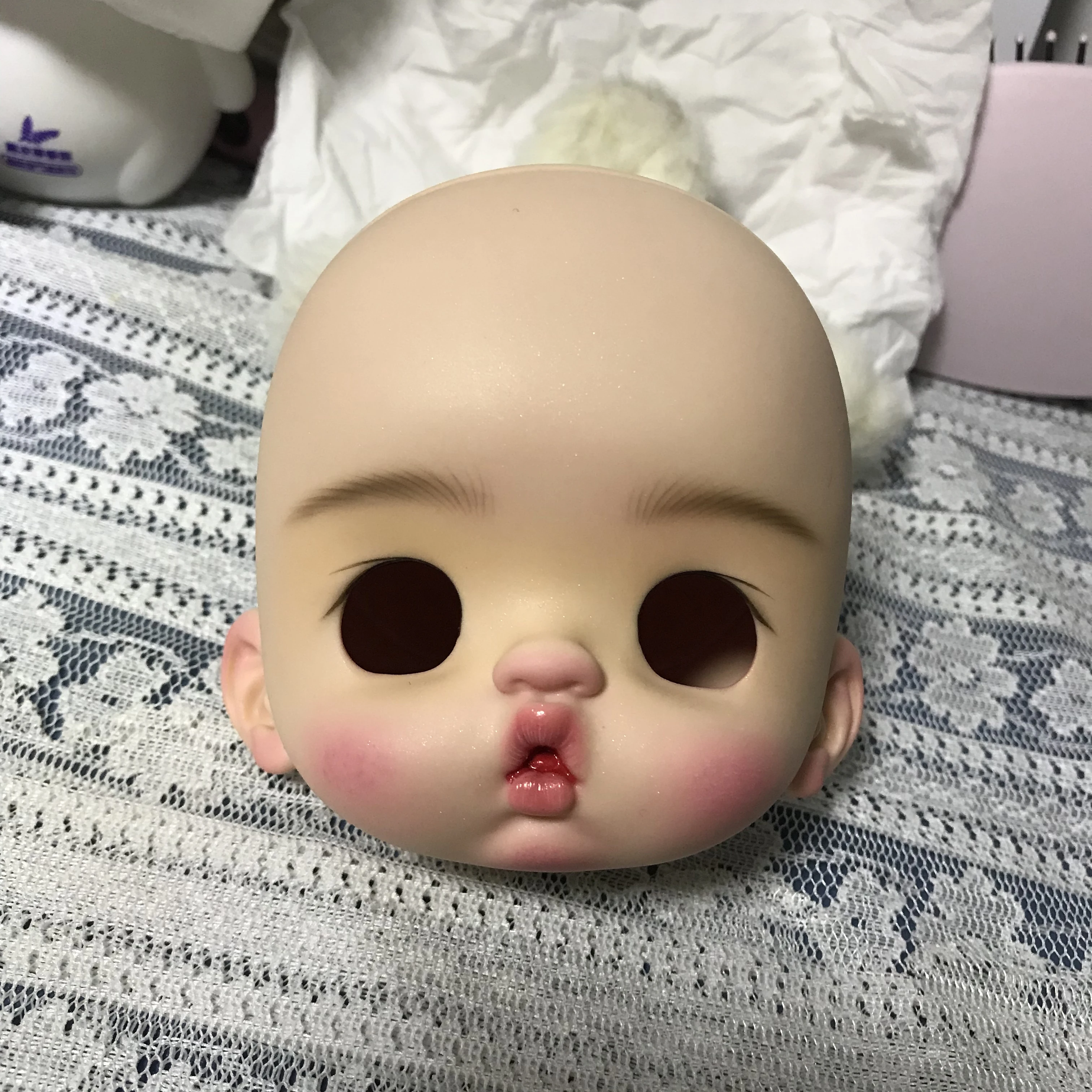 1/6 BJD кукла большая голова с макияжем из смолы DIY милая девочка кукла аксессуары
1/6 BJD кукла большая голова с макияжем из смолы DIY милая девочка кукла аксессуары