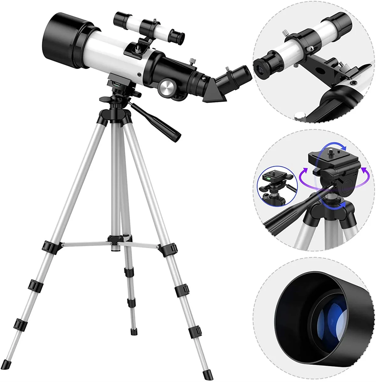 150X Professional Astronomical Telescope for Space Monocular 70MM Eyepiece Powerful Binoculars Night Vision for Star Camping
150X Professional Astronomical Telescope for Space Monocular 70MM Eyepiece Powerful Binoculars Night Vision for Star Camping