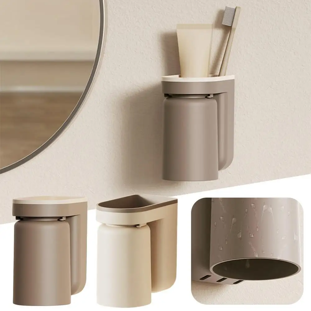 Wall Mounted Toothbrush Toothpaste Storage Holder Couple Mouth Cup Set Shelf Reverse Buckle Type Rack Bathroom Accessories
Wall Mounted Toothbrush Toothpaste Storage Holder Couple Mouth Cup Set Shelf Reverse Buckle Type Rack Bathroom Accessories