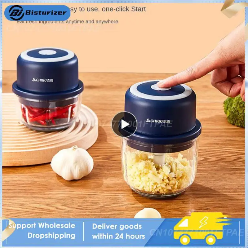 Meat Grinder Mini Food Processor Machine Garlic Garlic Masher Crusher Kitchen Gadget Shredder Portable Usb Rechargeable 250ml 
Meat Grinder Mini Food Processor Machine Garlic Garlic Masher Crusher Kitchen Gadget Shredder Portable Usb Rechargeable 250ml