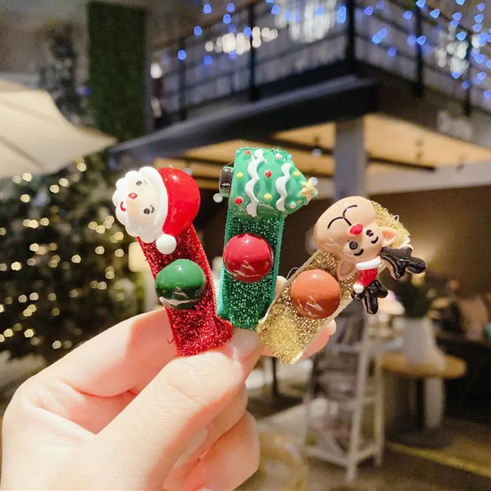 Christmas Hair Clips High Elasticity Headdress Cute Christmas Hair Barrettes Slap Bracelet Wide Use Hair Clips Set for Party
Christmas Hair Clips High Elasticity Headdress Cute Christmas Hair Barrettes Slap Bracelet Wide Use Hair Clips Set for Party
