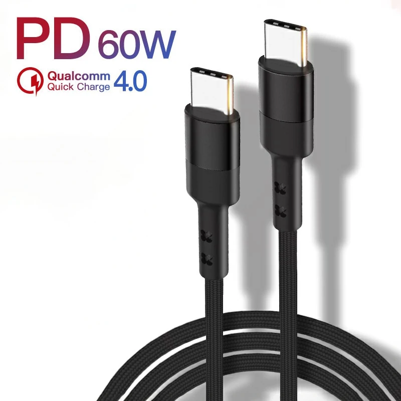 USB Type C To Type C PD 3A 60W QC 4.0 Кабель для быстрой зарядки для Samsung Huawei Poco Телефон ноутбук Передача данных Быстрая зарядка Провод
USB Type C To Type C PD 3A 60W QC 4.0 Кабель для быстрой зарядки для Samsung Huawei Poco Телефон ноутбук Передача данных Быстрая зарядка Провод