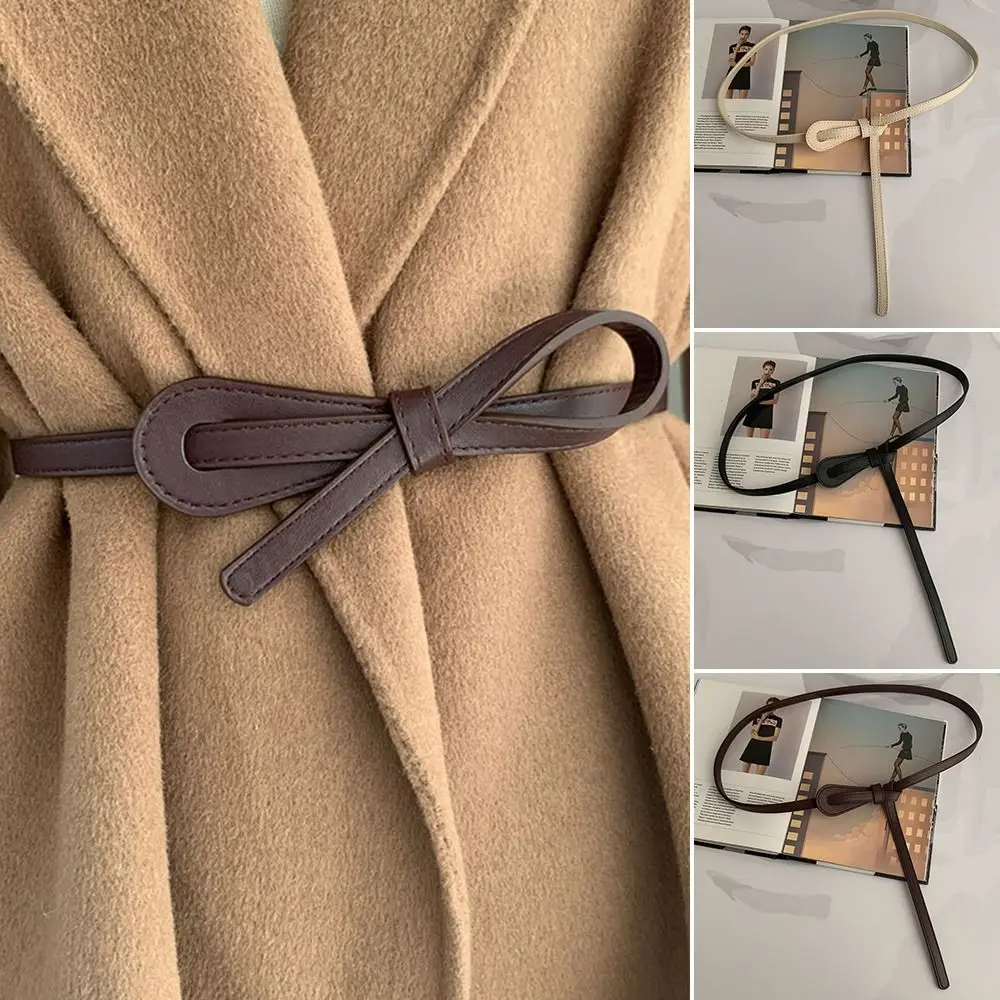 Ladies Vintage Skirt Dress Coat Corset Strap Band Leather Knotted Waistband Thin Cummerbunds Luxury Knot Wide Belts
Ladies Vintage Skirt Dress Coat Corset Strap Band Leather Knotted Waistband Thin Cummerbunds Luxury Knot Wide Belts