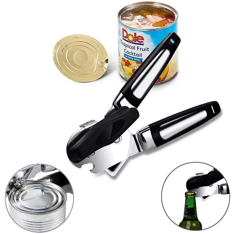 Multifunctional Can Opener Ergonomic Professional Stainless Steel Can Opener Safety Smooth Edge Manual Jar Opener Kitchen Tools
Multifunctional Can Opener Ergonomic Professional Stainless Steel Can Opener Safety Smooth Edge Manual Jar Opener Kitchen Tools