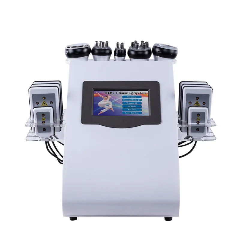 Multifunctional Cavitation RF Body Forming Machine Lipolaser RF Cavitation Vacuum Machine for Sale
Multifunctional Cavitation RF Body Forming Machine Lipolaser RF Cavitation Vacuum Machine for Sale