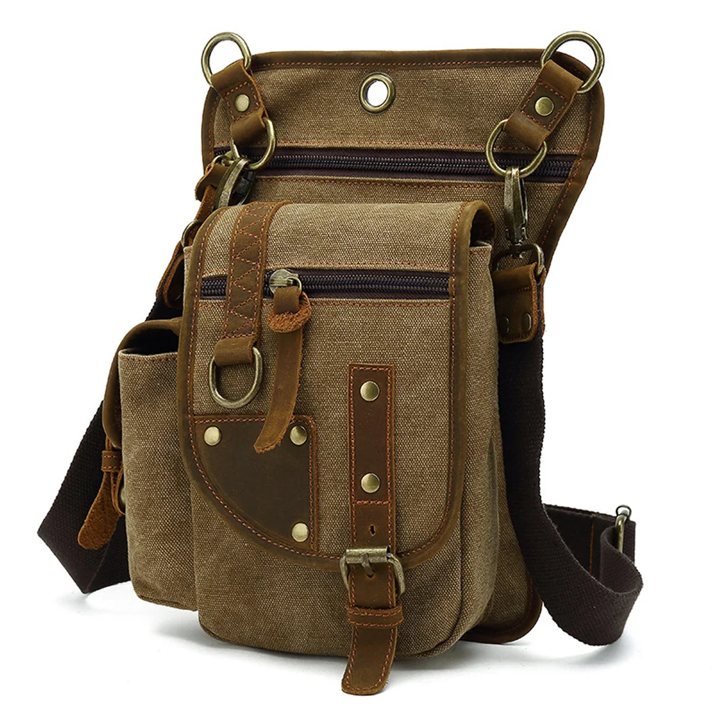 Canvas Waist Pack Drop Leg Bag for Men Women Multi-Purpose Motorcycle Bike Riding Cycling Travel Outdoor Fishing Hiking Camping
Canvas Waist Pack Drop Leg Bag for Men Women Multi-Purpose Motorcycle Bike Riding Cycling Travel Outdoor Fishing Hiking Camping