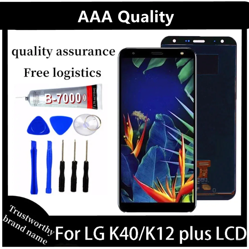 Протестировано для LG K40 K12 + K12Plus X4 2019 X420EM X420HM X420N ЖК-дисплей с цифровым