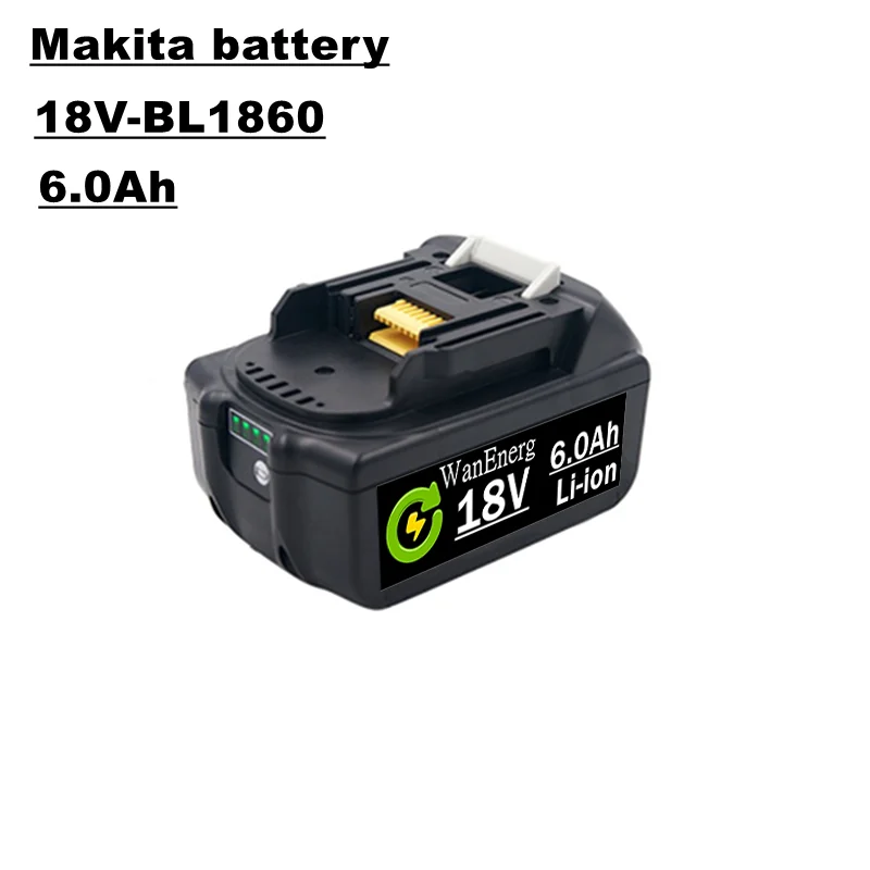 18V lithium ion rechargeable battery, hand drill battery, 6.0ah,for 18V power tools bl1860, bl1840, bl1850, bl1830, bl1860b, etc
18V lithium ion rechargeable battery, hand drill battery, 6.0ah,for 18V power tools bl1860, bl1840, bl1850, bl1830, bl1860b, etc