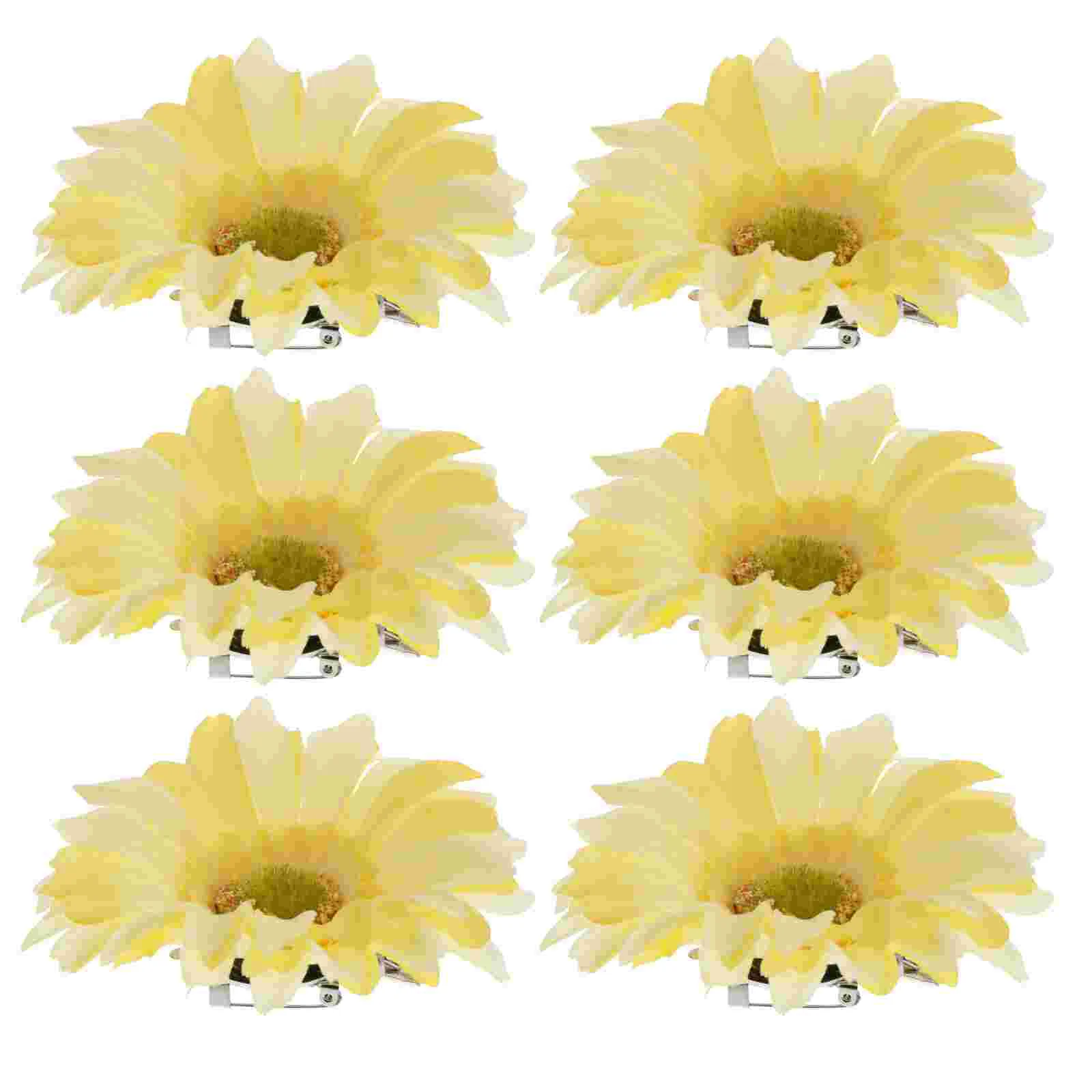 12 Pcs SUNFLOWER Side Clip Artificial Hair Hairpins Floral Headpiece Barrettes Wedding Clips Clasp Issue Card Headdress
12 Pcs SUNFLOWER Side Clip Artificial Hair Hairpins Floral Headpiece Barrettes Wedding Clips Clasp Issue Card Headdress