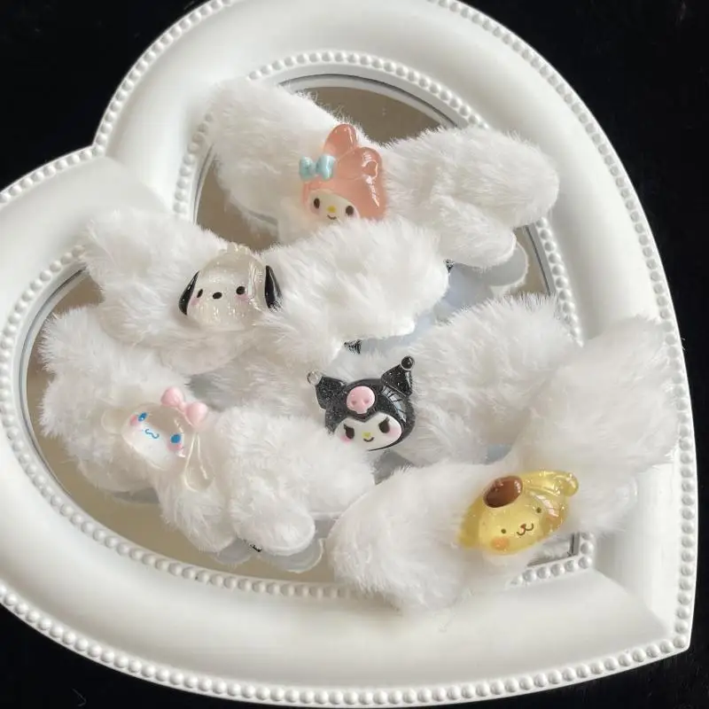 Kawaii Sanrio Anime Hairpin My Melody Cute Cinnamoroll Pom Pom Purin Kuromi Girly Heart Cartoon Headdress Toy for Girls
Kawaii Sanrio Anime Hairpin My Melody Cute Cinnamoroll Pom Pom Purin Kuromi Girly Heart Cartoon Headdress Toy for Girls