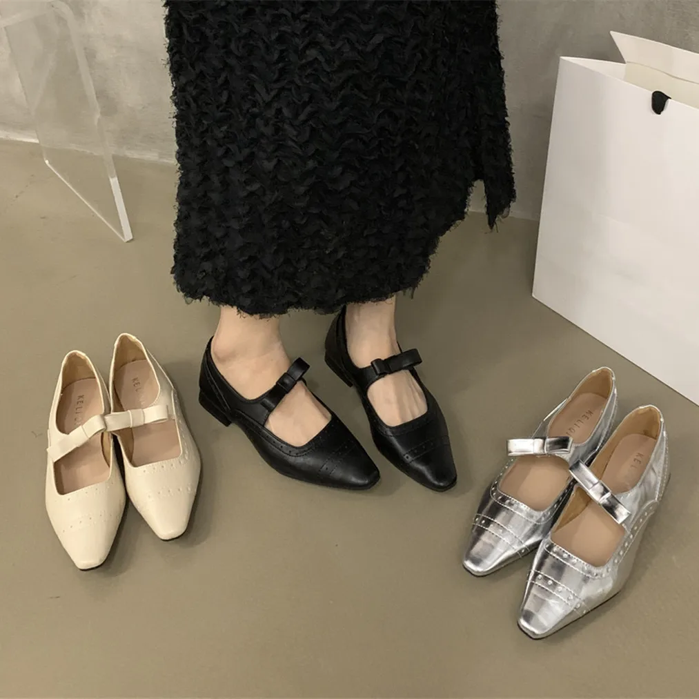 Bailamos 2023 Fashion Ballet Flats Casual New Women's Flat Shoes Simple Shallow Mouth Pointed Toe Temperament Boat Shoes Mujer
Bailamos 2023 Fashion Ballet Flats Casual New Women's Flat Shoes Simple Shallow Mouth Pointed Toe Temperament Boat Shoes Mujer