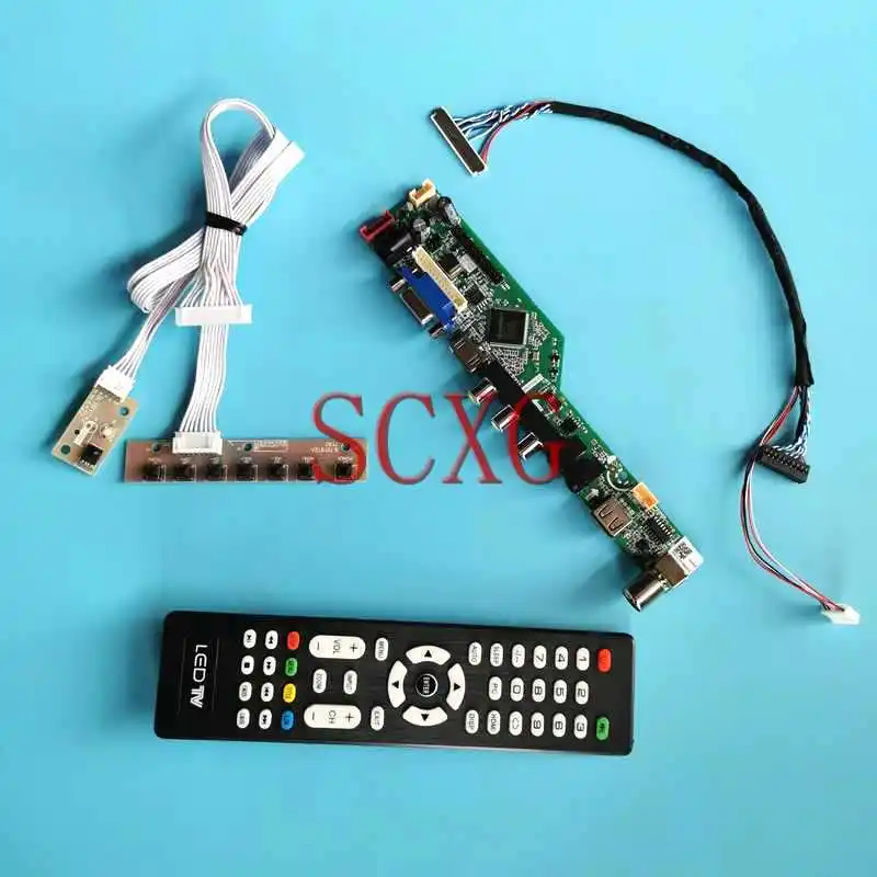 Monitor Screen Analog TV Controller Board For HSD100IFW1 HSD100IFW2 Kit USB VGA AV RF 10.1" 30 Pin LVDS 1024*600 HDMI-Compatible
Monitor Screen Analog TV Controller Board For HSD100IFW1 HSD100IFW2 Kit USB VGA AV RF 10.1" 30 Pin LVDS 1024*600 HDMI-Compatible