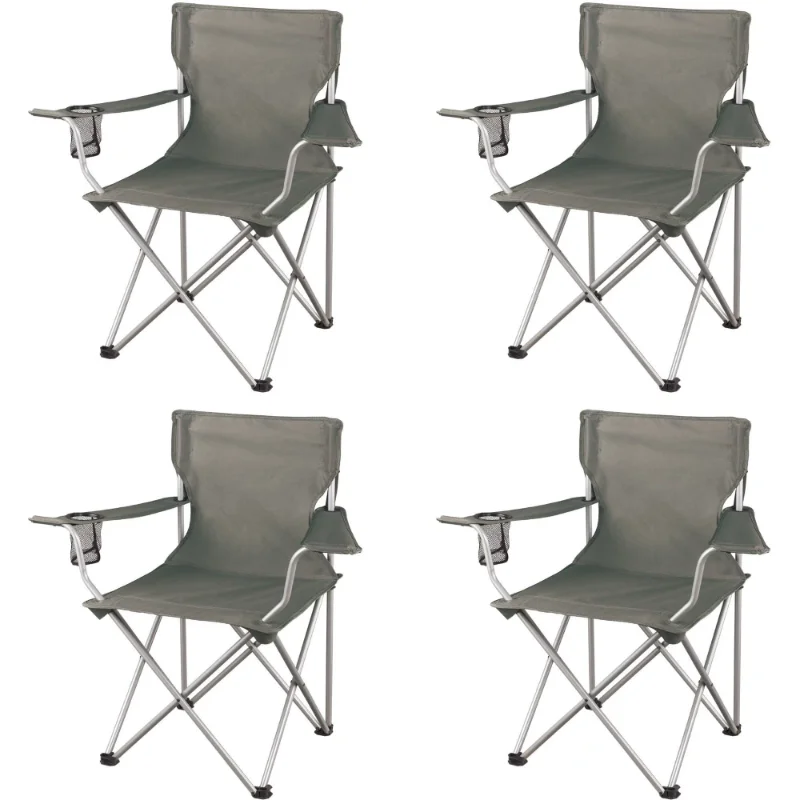Classic Folding Camp Chairs, with Mesh Cup Holder,Set of 4, 32.10 x 19.10 x 32.10 Inches
Classic Folding Camp Chairs, with Mesh Cup Holder,Set of 4, 32.10 x 19.10 x 32.10 Inches